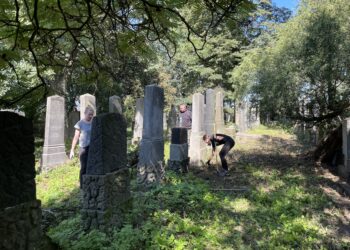 Kolejne prace na cmentarzu żydowskim