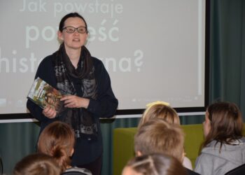 Zuzanna Orlińska gościła w bibliotece