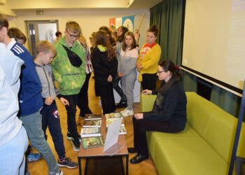 Zuzanna Orlińska gościła w bibliotece