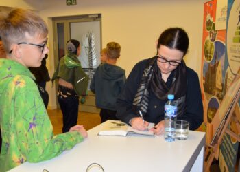 Zuzanna Orlińska gościła w bibliotece