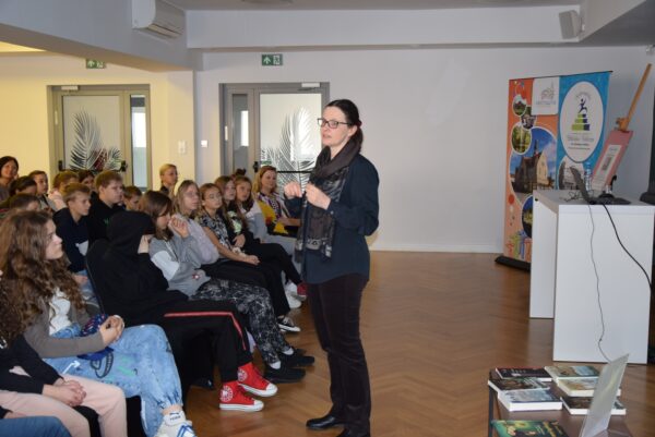 Zuzanna Orlińska gościła w bibliotece Zuzanna Orlińska gościła w bibliotece