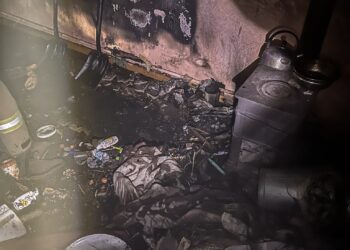 Pożar w domu jednorodzinnym