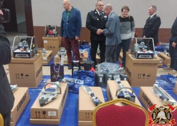 Narzędzia hydrauliczne dla strażaków z Kuklinowa
