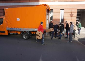 Kolejny transport darów dla uchodźców