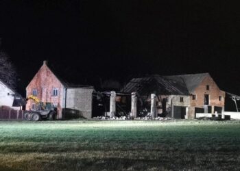 Płonęła stodoła