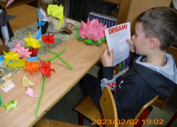 Poznawali sztukę origami