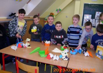 Poznawali sztukę origami