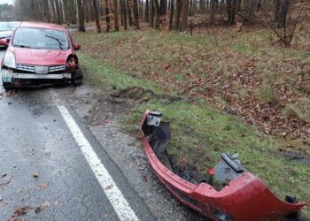 Straciła panowanie nad pojazdem