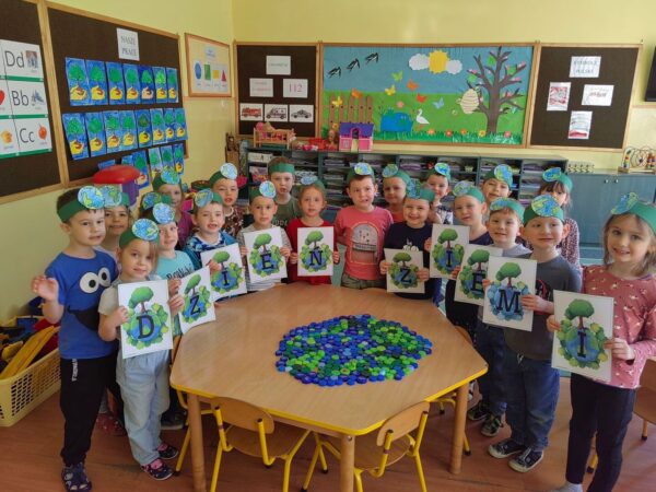 Przedszkolaki chcą dbać o naszą planetę!