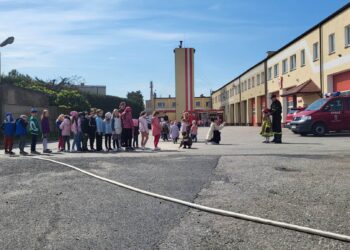 Przedszkolaki odwiedziły krotoszyńskich strażaków