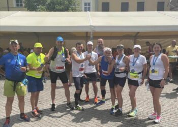 Startowali w grodziskim półmaratonie