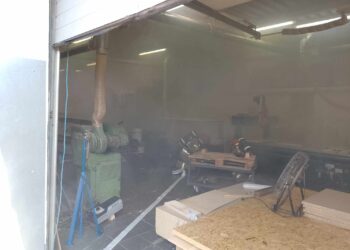 Strażacy ćwiczyli na terenie zakładu produkcyjnego