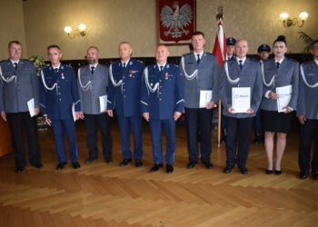 Policyjna uroczystość w ratuszu