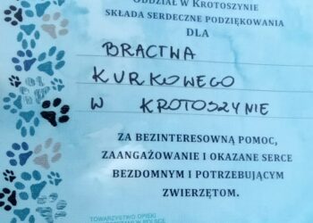 Kurkowe Bractwo Strzeleckie wspiera schronisko dla zwierząt