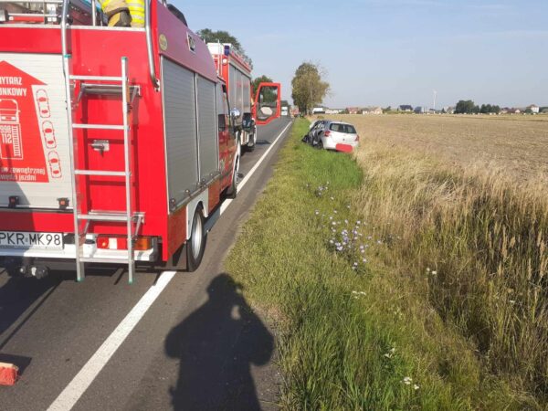 Kolizja na krajówce