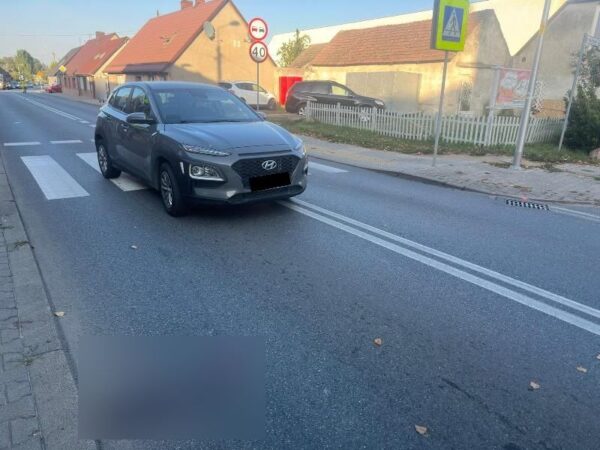 Pieszy potrącony na przejściu