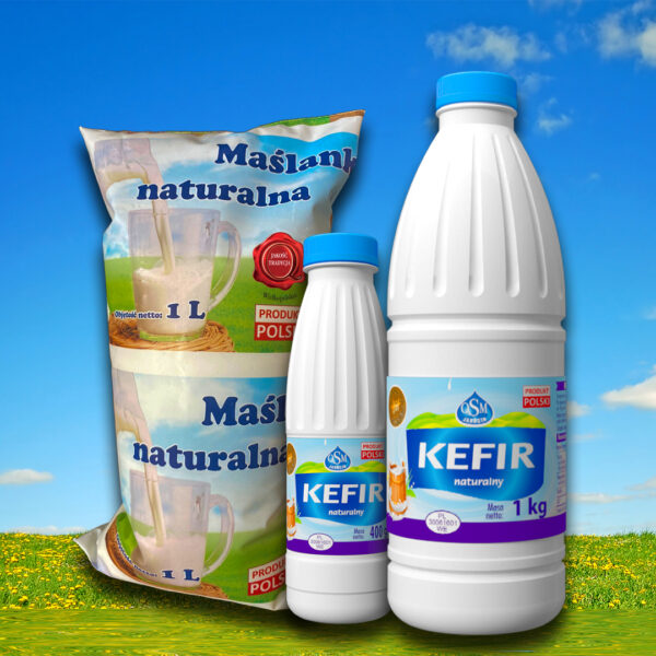 Mleczne produkty fermentowane – kefir i maślanka