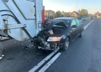 19-letni kierowca nie zachował należytej ostrożności