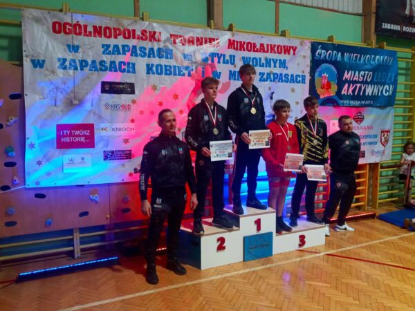 Medale na mikołajkowych zawodach