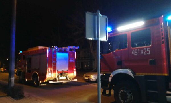 Czujka tlenku węgla ostrzegła mieszkańców