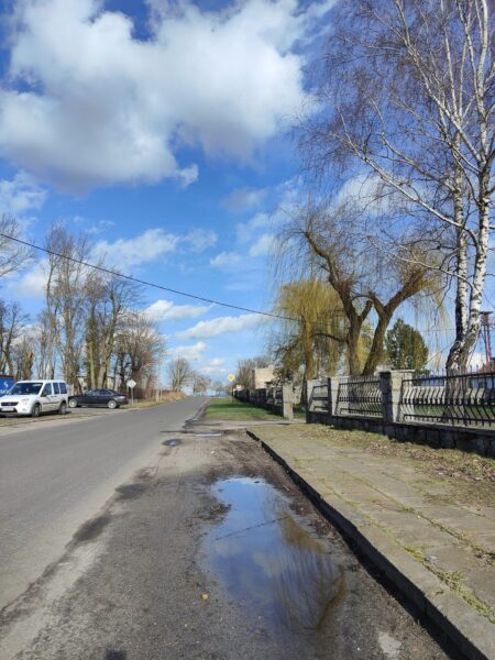 Będzie nowy chodnik przy drodze powiatowej Będzie nowy chodnik przy drodze powiatowej