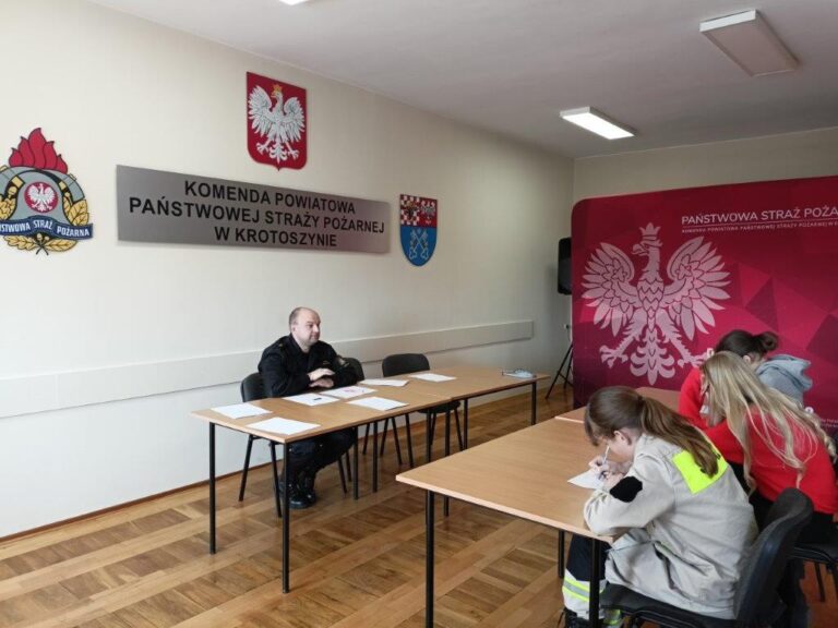 Młodzież zapobiega pożarom!