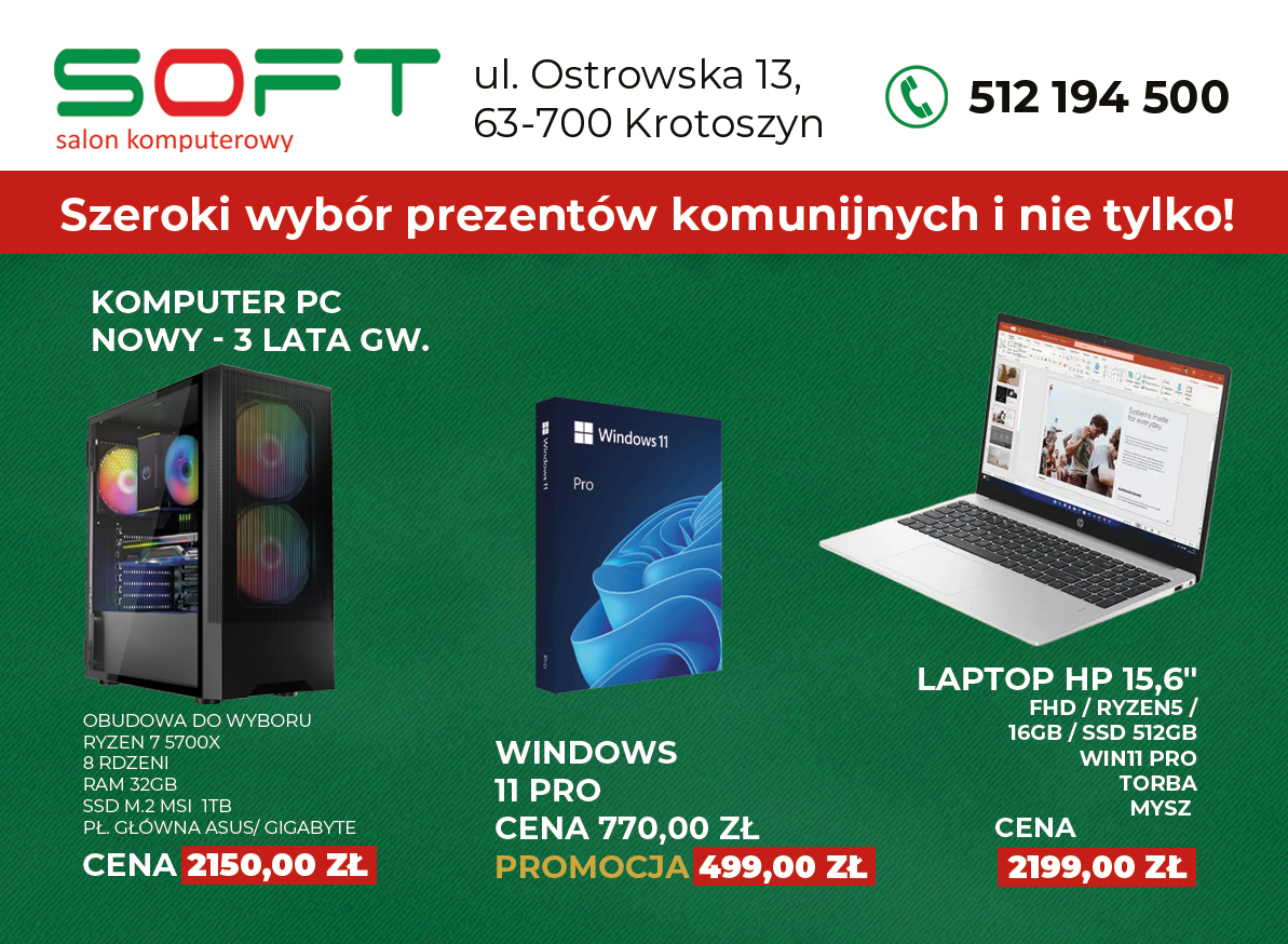 ZBITY TELEFON -SOFT KOMPUTERY