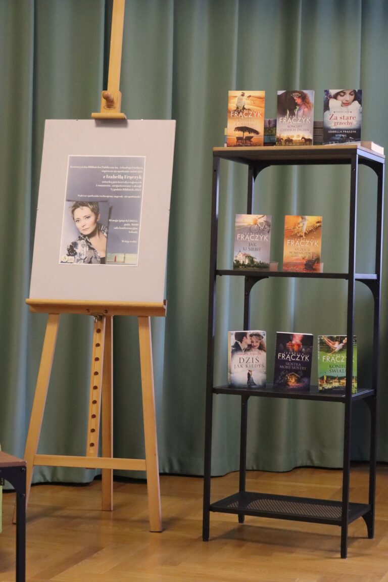 Izabella Frączyk gościła w krotoszyńskiej bibliotece