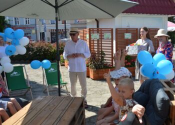 Strefa relaksu na koźmińskim Rynku