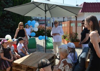 Strefa relaksu na koźmińskim Rynku