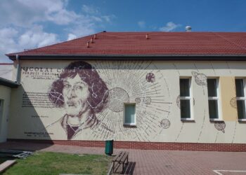 Mural Mikołaja Kopernika w Miliczu
