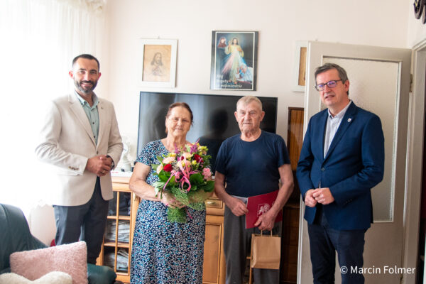 Uhonorowani na żelazne gody