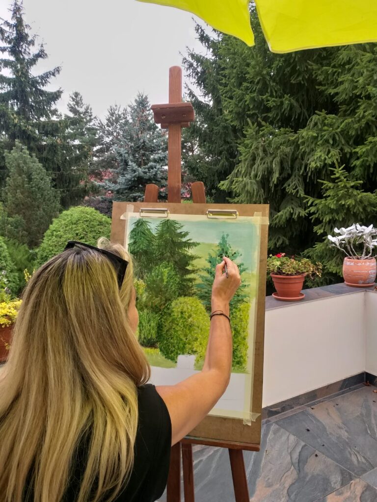 Malarska magia w ogrodach