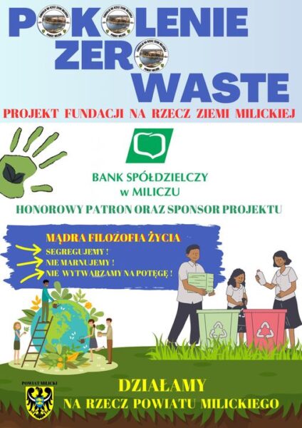 Fundacja na rzecz Ziemi Milickiej organizuje warsztaty „Pokolenie Zero Waste”