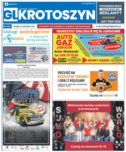 Numer 492 GLK Numer 492 GLK
