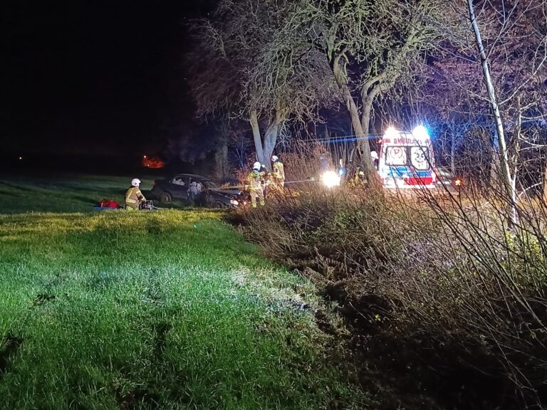 Kierowca trafił do szpitala