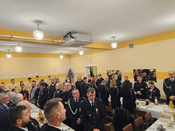 Strażackie spotkanie opłatkowe w Gałązkach