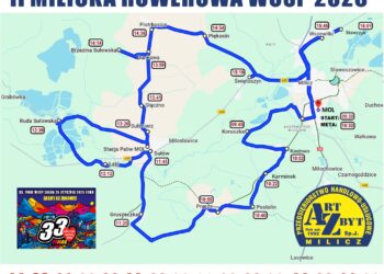 Rowerowa akcja charytatywna na rzecz WOŚP w Miliczu