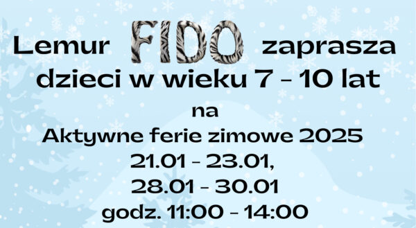 Aktywne Ferie Zimowe z Lemurem 2025
