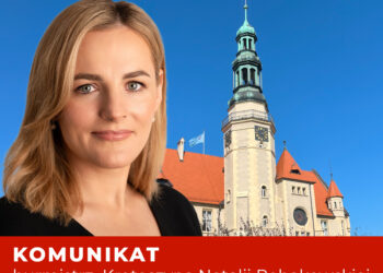 Komunikat burmistrz Krotoszyna Natalii Robakowskiej