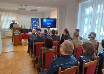 Roczna odprawa milickiej policji