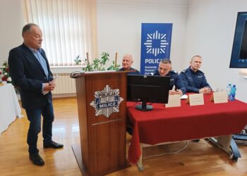 Roczna odprawa milickiej policji