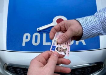 Jeździł na fałszywym prawku