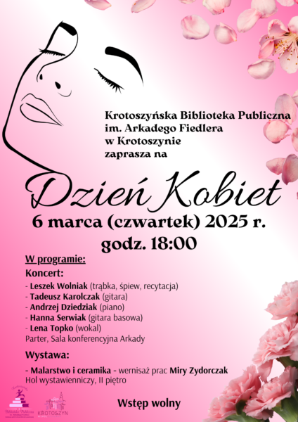 Świętuj Dzień Kobiet w Krotoszyńskiej Bibliotece Publicznej!