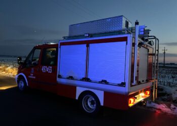 Pożar na terenie biogazowni w Dusznej Górce