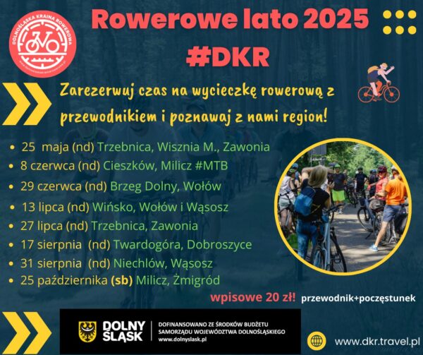 Rowerowe Lato z  Dolnośląską Krainą Rowerową