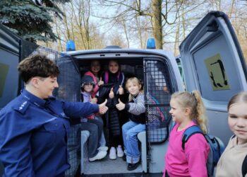 Odwiedzili komendę policji