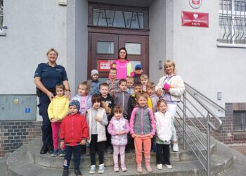 Przedszkolaki z wizytą w Komendzie Powiatowej Policji w Miliczu