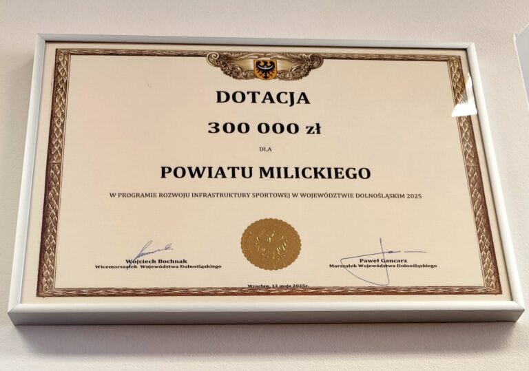 Powiat zdobył środki na modernizację