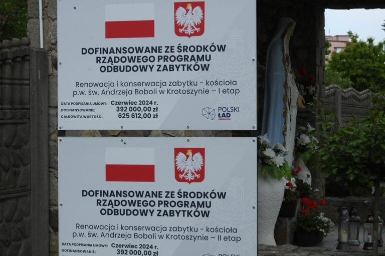 Renowacja kościoła św. Andrzeja Boboli w Krotoszynie